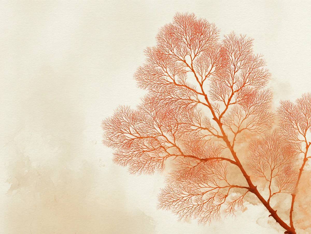 Fractal branching pattern — patterns repeating at every scale